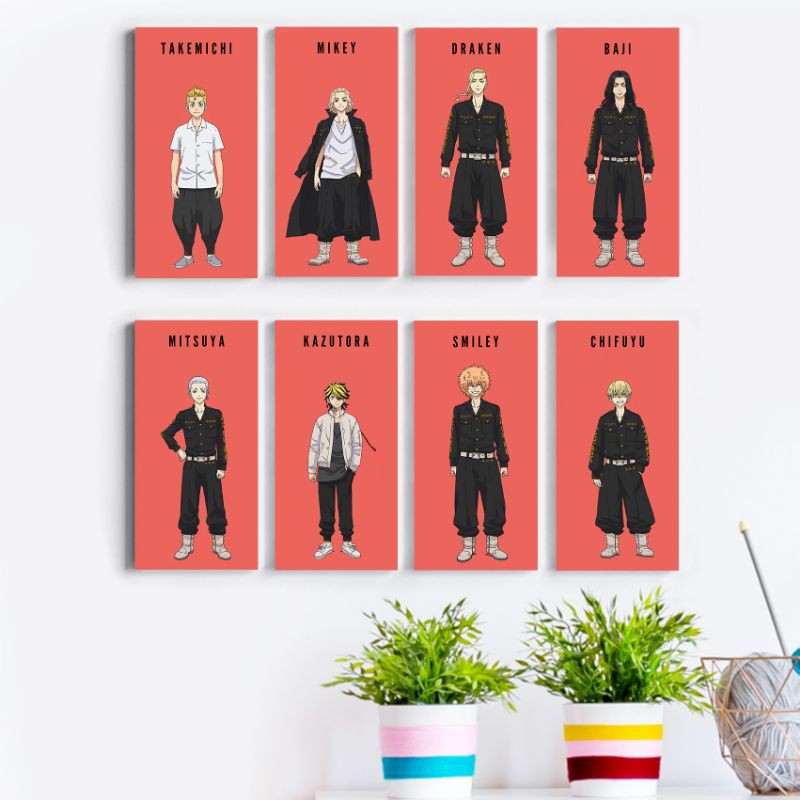 POSTER KAYU TOKYO REVENGERS - POSTER MIKEY - TOKYO REVENGERS - MDF - DEKORASI DINDING