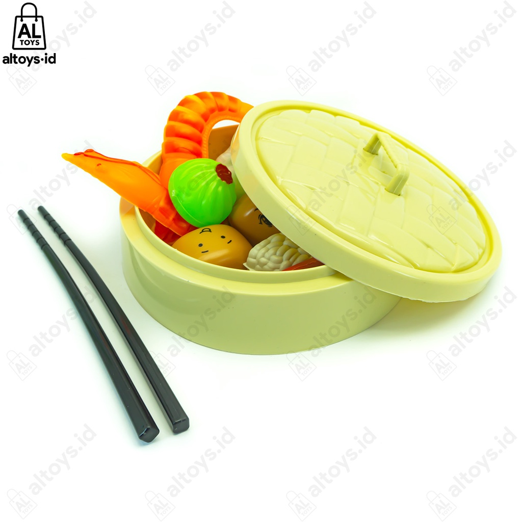 Mainan anak double dimsum package / mainan delicius food makanan jepang sushi lucu dan bagus ST1272