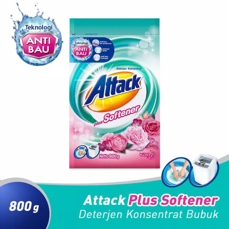 attack plus softener 800gr