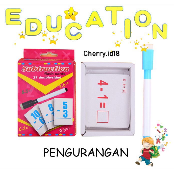 Cherry COD Mainan Matematika Anak / Mainan Edukasi Anak / Mainan Belajar Menghitung PB26