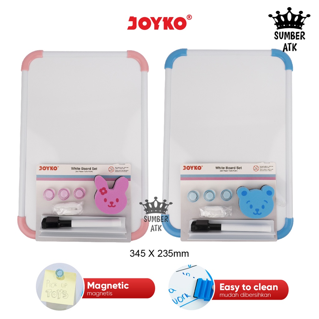 

Papan Tulis Putih Set Whiteboard Set Joyko WBS-160CO