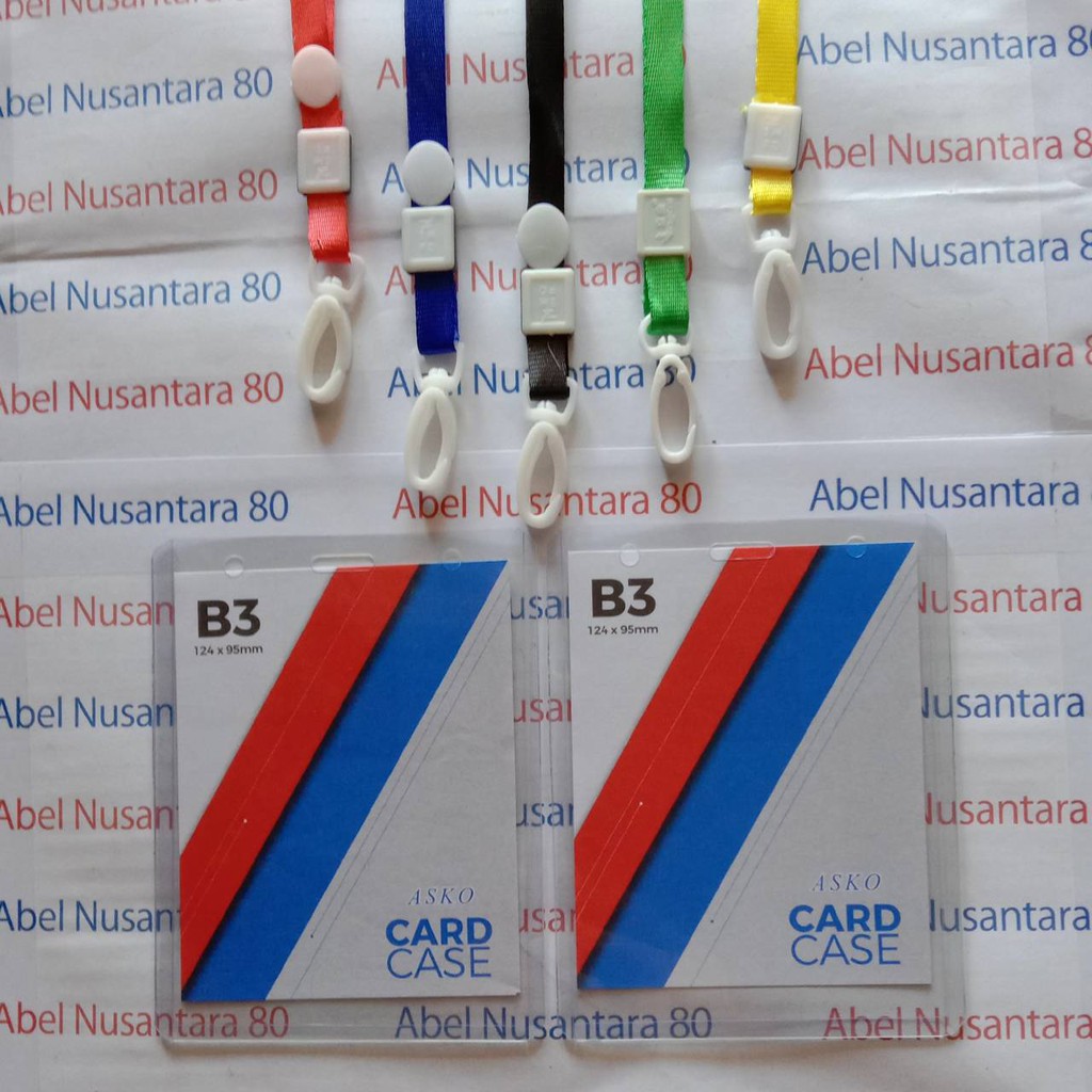 

Paket Card Case B3 dengan Tali Impor Kait Plastik 1cm