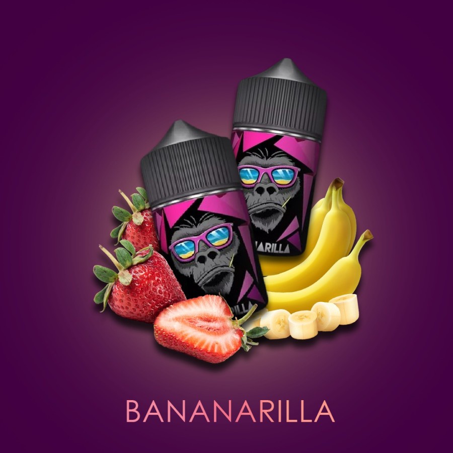 Bananarilla 60ml 3mg dan 6mg Strawberry Banana Smoothies Authentic by IJC