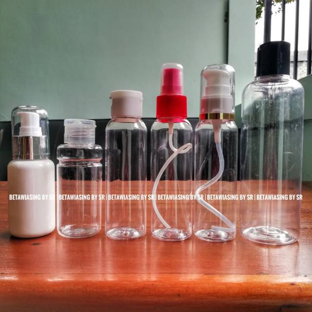 Botol Plastik Kosong Transparan Bening Spray Pump Fliptop Botol Plastik Kosong Transparan Bening Spray Pump Fliptop