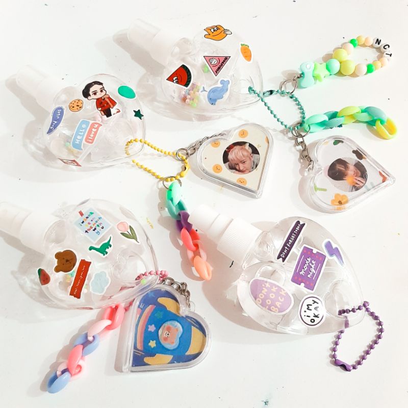 HAND SANITIZER LOVE SPRAY NCT BTS KPOP CUSTOM