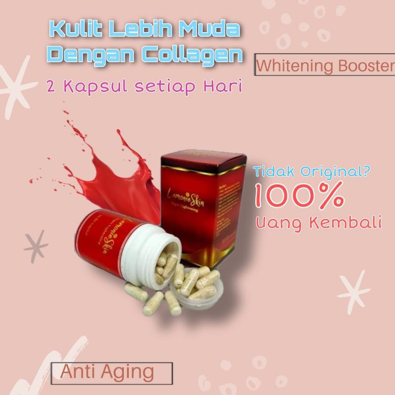 [BISA COD] TERLARIS ECER COLLAGEN C-LEMONIE D'LEMONIE LEMONIESKIN