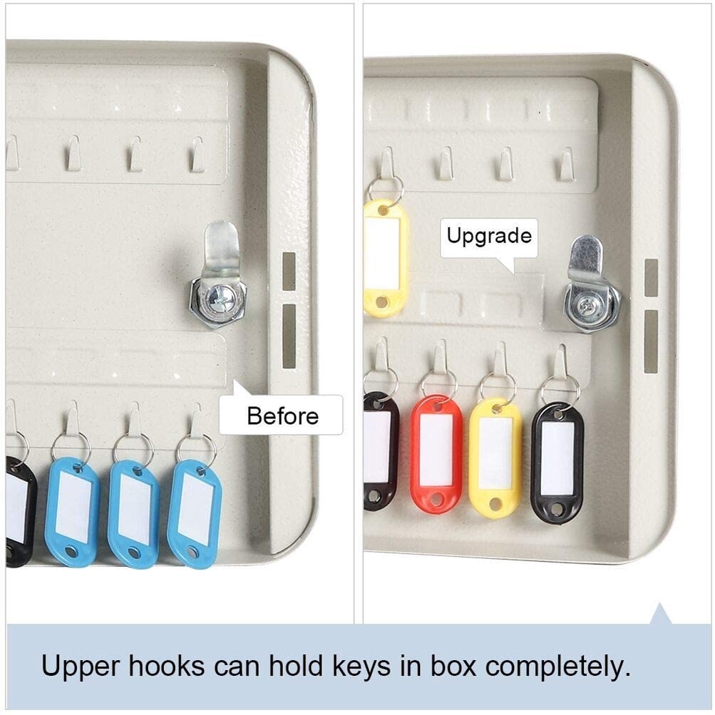 Wall Mount Safe Security Cabinet Box 20 Keys - Kotak Tempat Penyimpanan 20 Set Anak Kunci