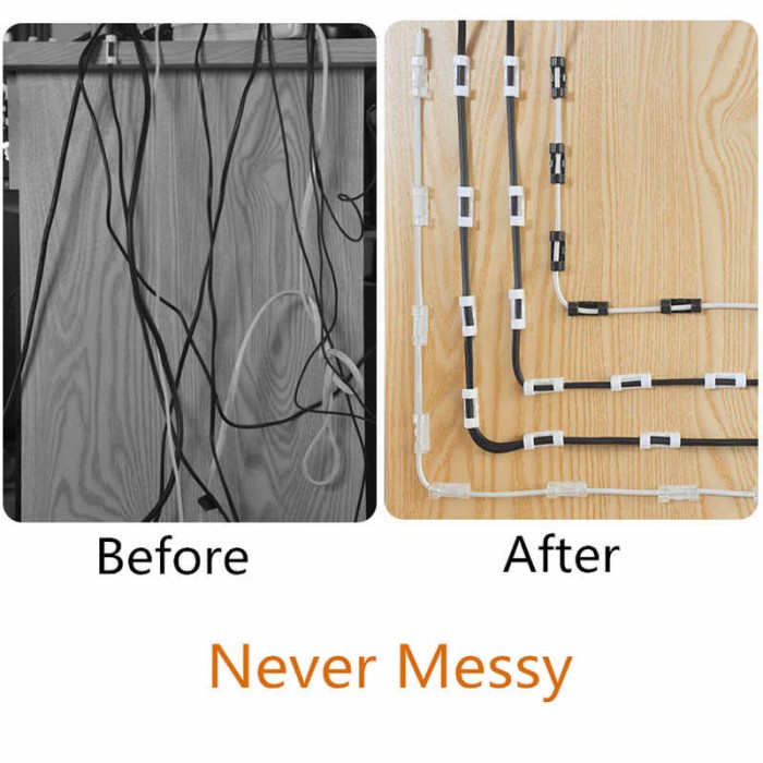 

ORGANIZER-DOCUMENT- KLIP KABEL ORGANIZER CABLE CLIP FOR CHARGER WIRE KLEM KABEL TEMBOK - BENING,