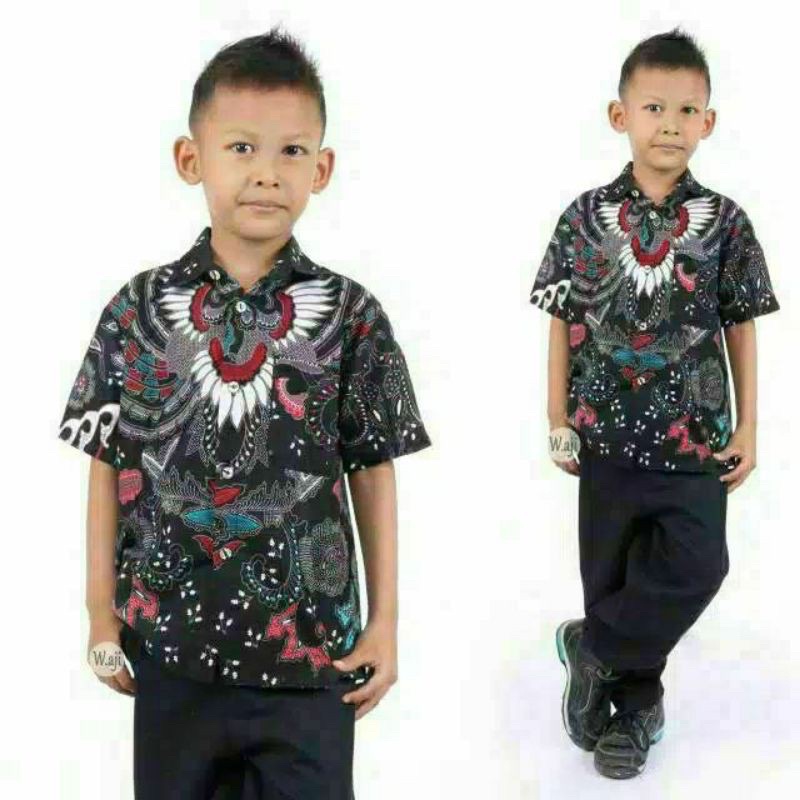 Couple Baju Batik Anak Pria Dan Wanita Usia 1-13 tahun Modern Termurah