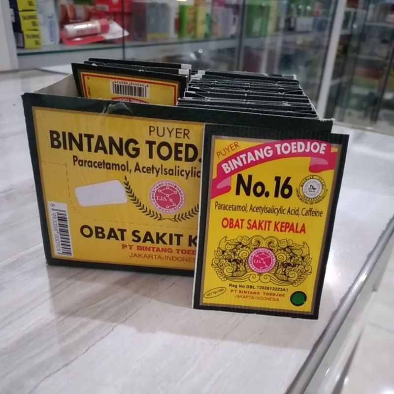 PUYER NO16/PUYER BINTANG TOEDJOE/PUYER SAKIT KEPALA