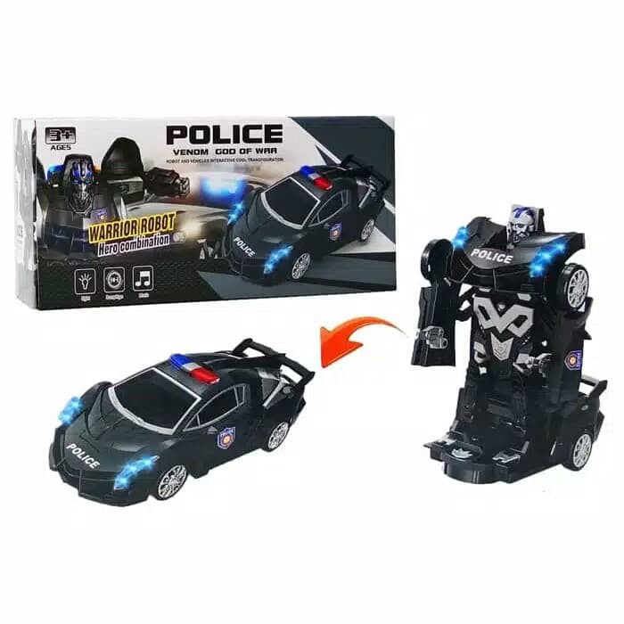 Mainan Anak Laki-laki Mobil-mobilan / Mainan Anak Robot Police Venom God Of War no.s-8997