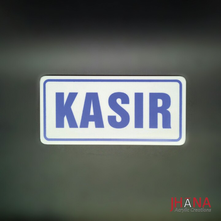 

Plat Kasir 200x95mm