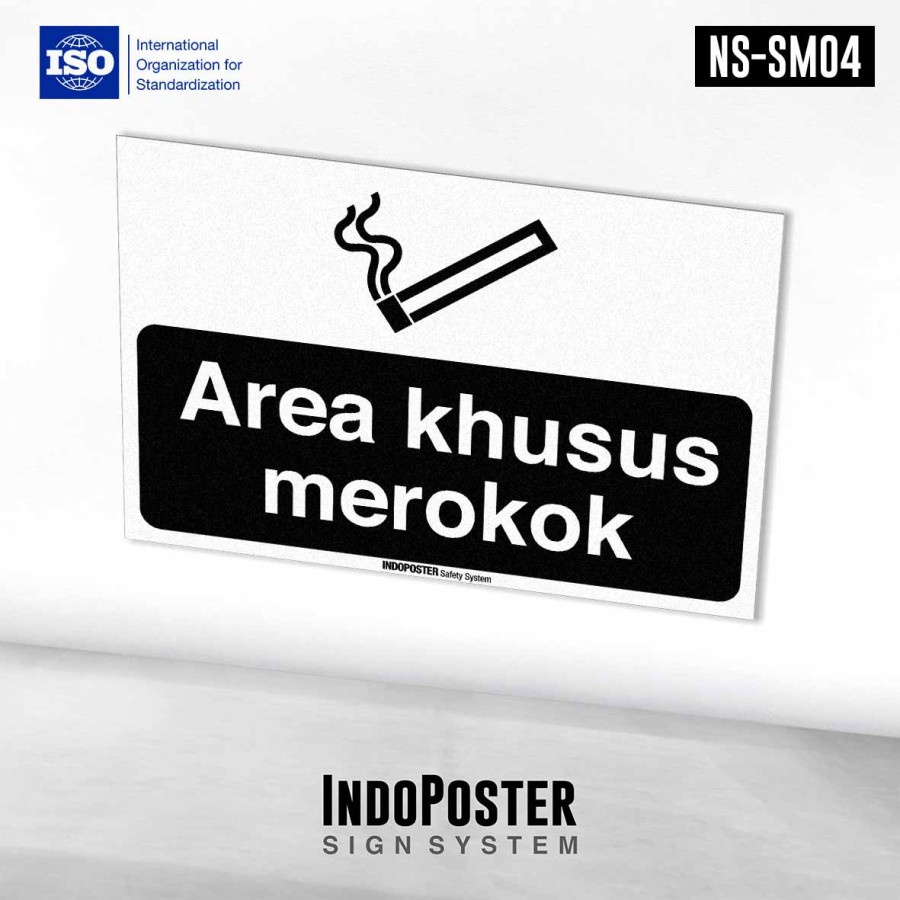 

Stiker K3 Safety Sign Standar ISO Area Khusus Merokok