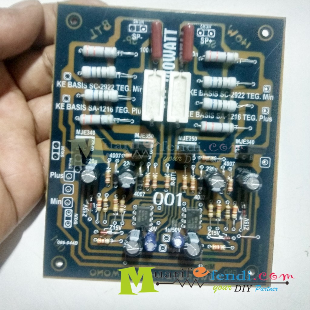 KIT Power Amplifier BTL 140Watt 001M