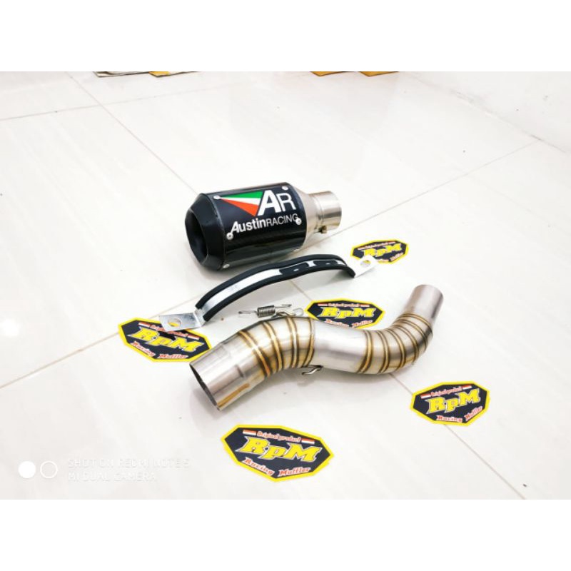 Knalpot Austin Racing GP1R Short Slip On Honda CBR 250 RR