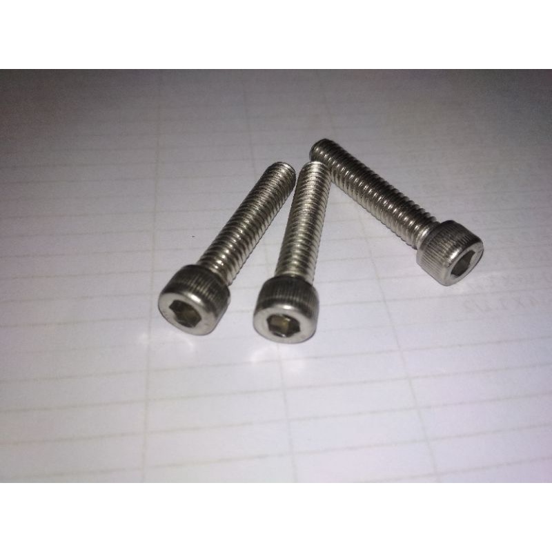 baut L 1/4 x 1.1/4 (6.5mm x 32mm) stainless 304 A2-70