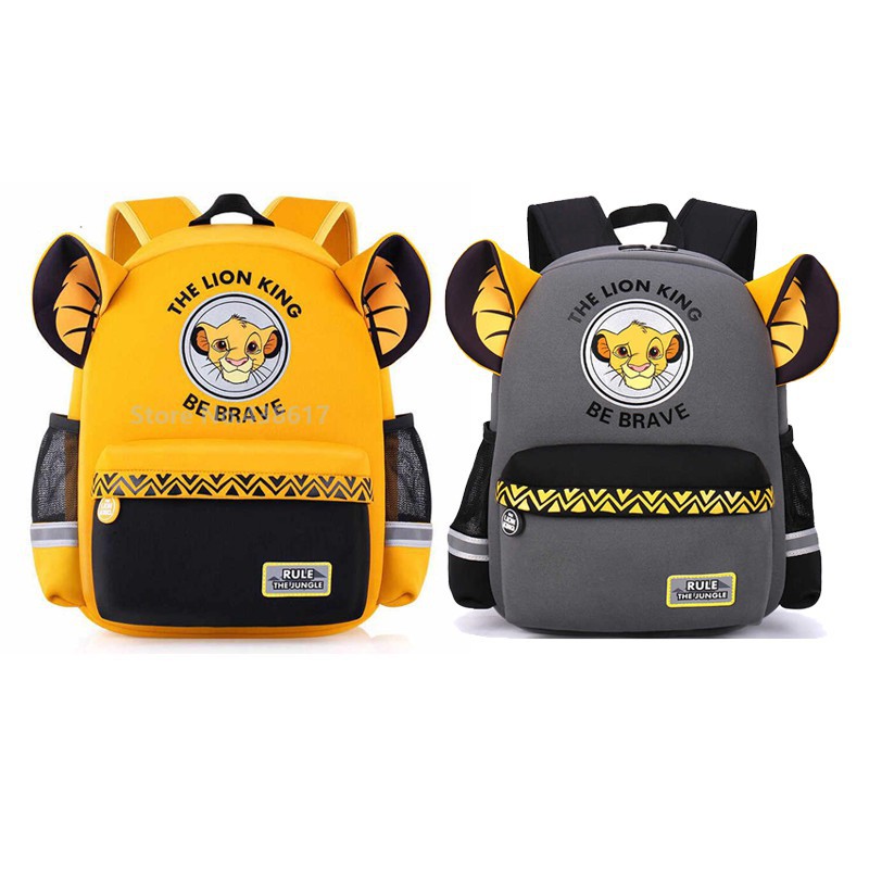 BDKR_TAS - Tas Ransel Lion Anak Cewek/Cowok Fashion Lion King Model Terbaru Tas Ransel Backpack Sekolah Anak Pria Wanita Karakter Korea Mini Murah untuk SD TK Lucu