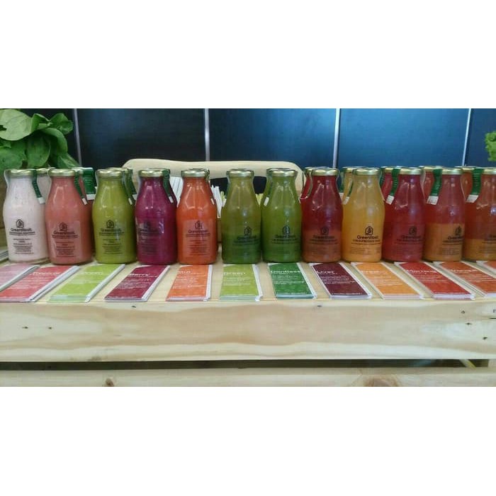 

GreenRoot - Paket Cleansing 5 hari - Cold Pressed Juice