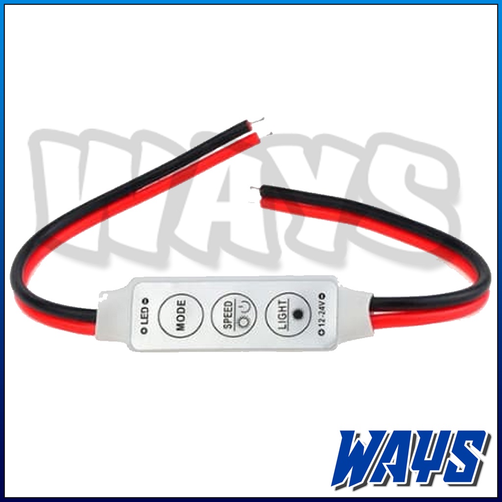 L027 | Modul Lampu LED Controller Mobil Motor Kedip Strobo Spoiler DRL Senja Rem Stoplamp