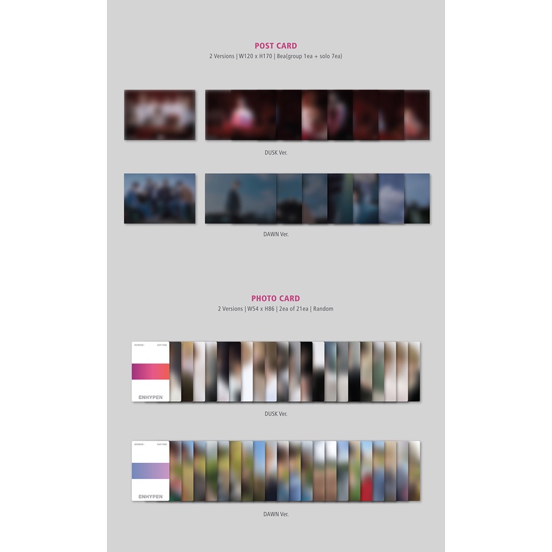 [PREORDER POSTER] ENHYPEN - BORDER : DAY ONE [DUSK | DAWN VER][FULLPAYMENT]