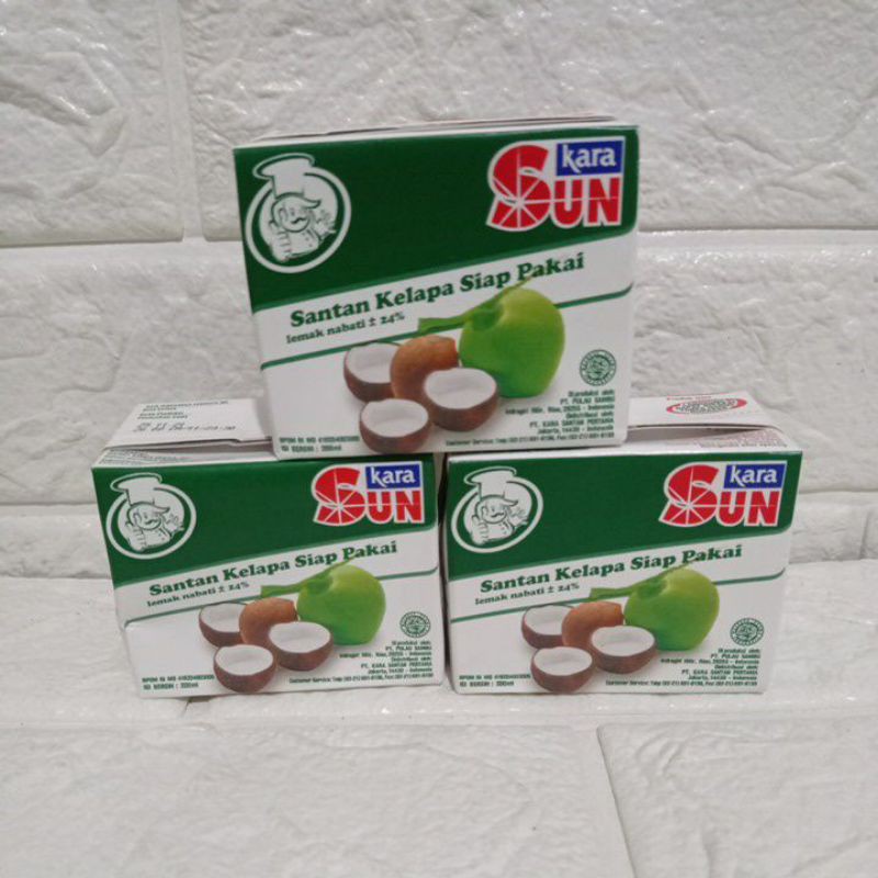 

Sun kara/santan kelapa siap oakai 200 ml