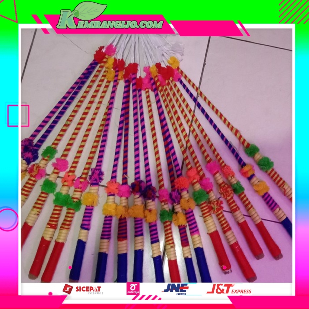 Pecut Cambuk Lidi Kuda Lumping Anak Kecil Sd Dewasa Asli Jaranan