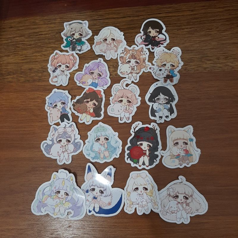 

Sticker Kawaii Chibi 19pcs