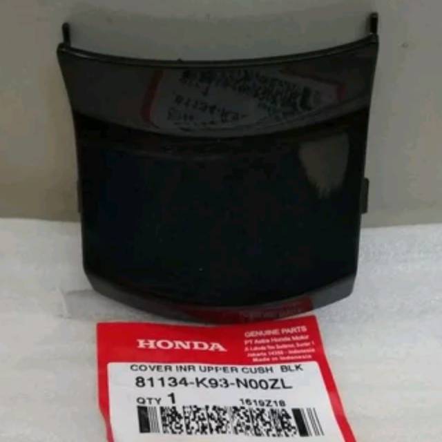 Cover inner upper tebeng kecil dasbor belakang Scoopy fi esp 2017 hitam original