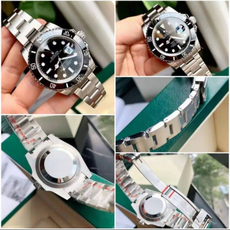 jam tangan rolex submarine / submariner automatica tanpa batre