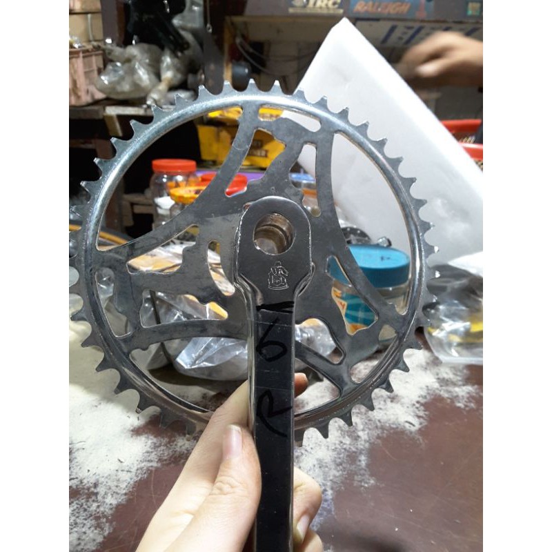 Raleigh piringan crank gir sepeda onthel raleigh 48t gigi
