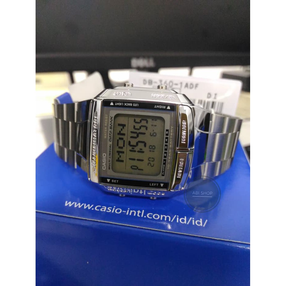 Jam Tangan Wanita & Pria - Casio Databank DB-360-1A - Original