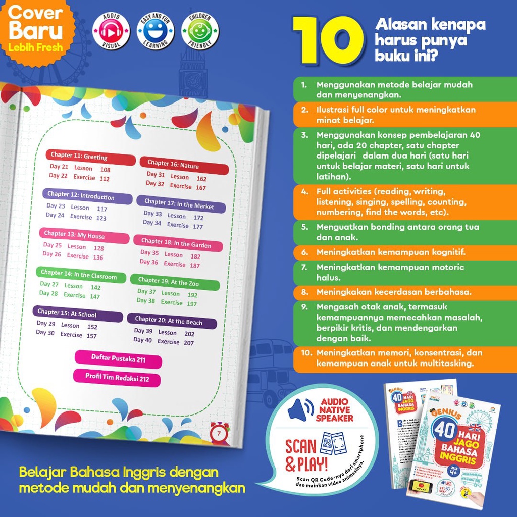 Genius 40 Hari Jago Bahasa Inggris Edisi Baru (Ziyad books)