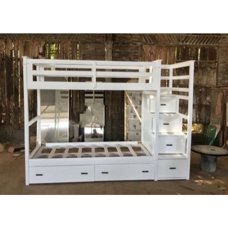 dipan ranjang tingkat anak custom finishing HPL atas 100 x bawah 120