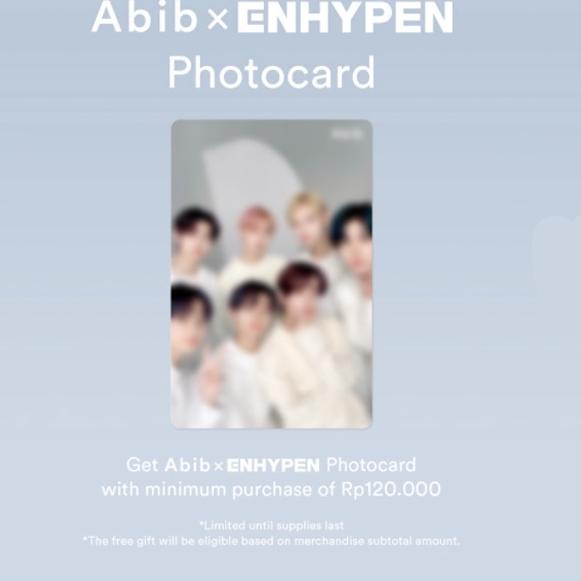codeWw3W7--ABIB x ENHYPEN Photocard [GWP]