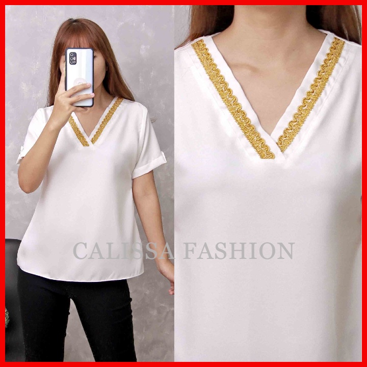 CALISSA FASHION BISA COD ATASAN/BLOUSE WANITA MODEL TASYA-4