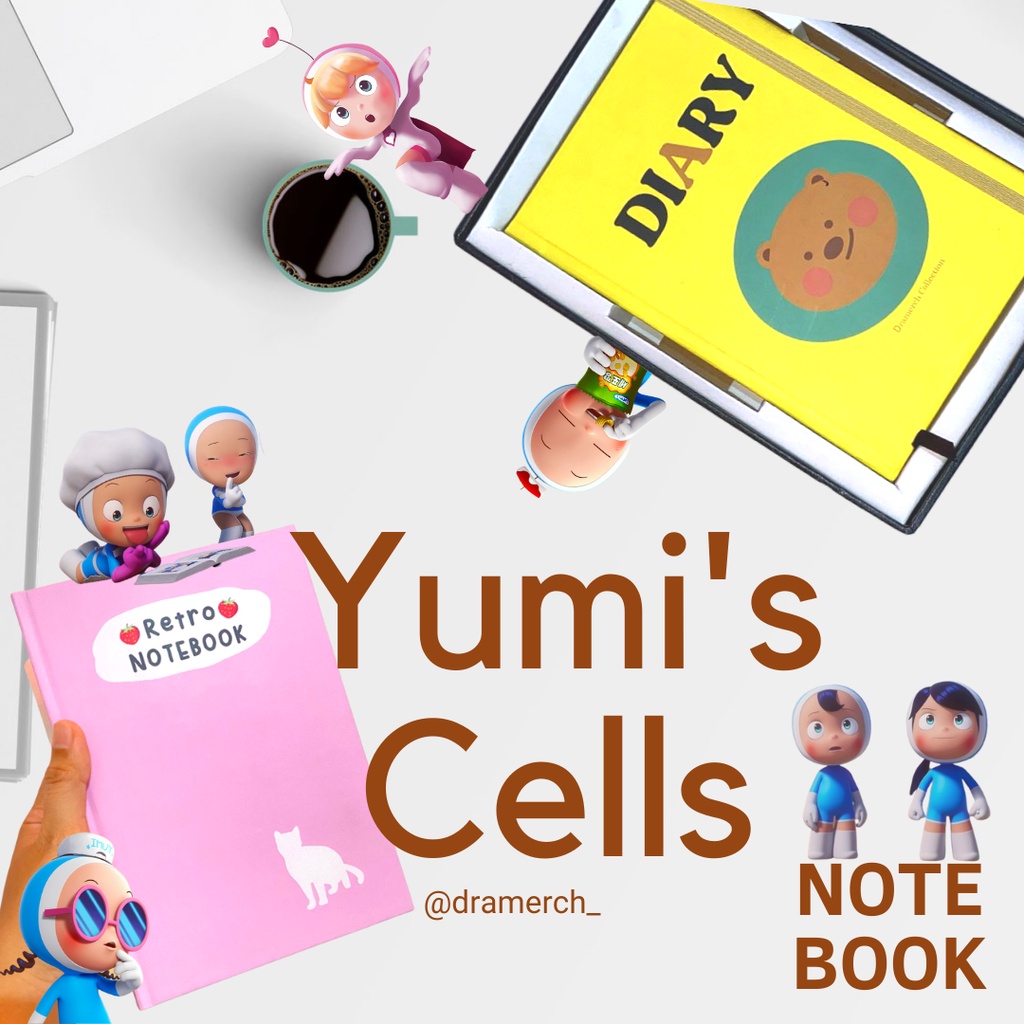 

Notebook Yumi's cells Kim Go Eun | Buku Catatan | Planner | Diary | Ahn Bo Hyun | Jinyoung | Merchandise drakor dramerch korean style