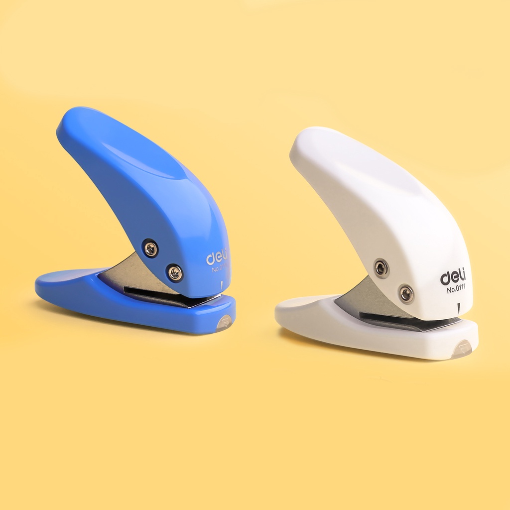 Deli. Mini Paper Hole Puncher Creative Single Hole Puncher School Office Binding Supplies