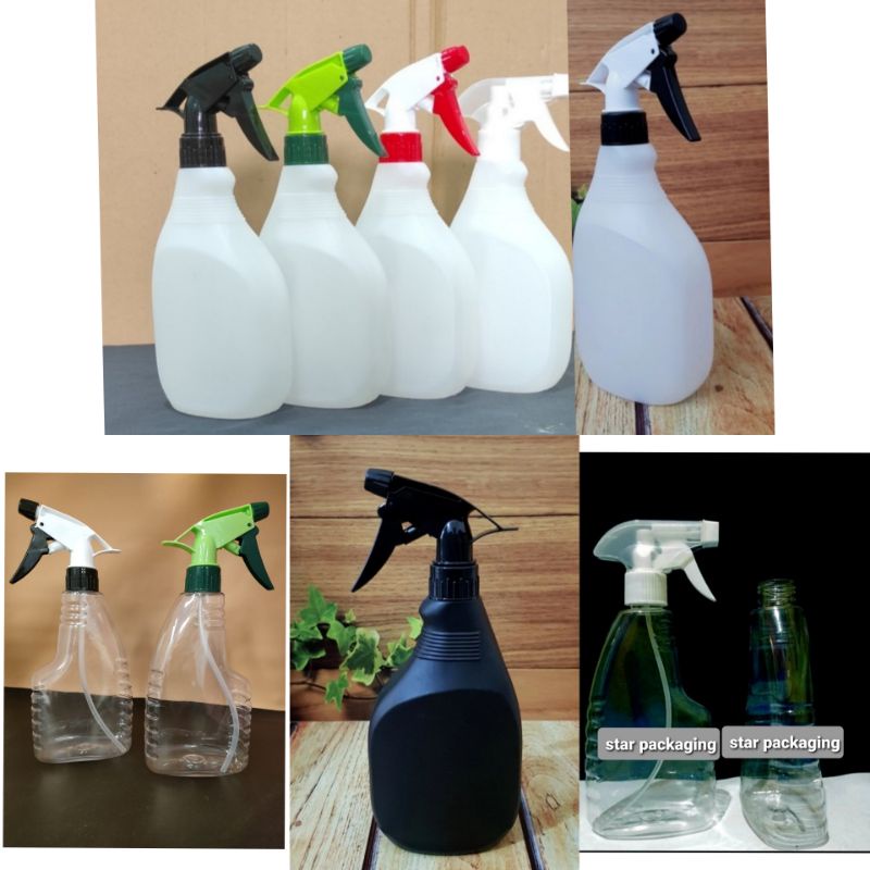 Botol Spray 500ml Botol Kispray 500ml Botol Spray 500ml Hitam Tebal Import