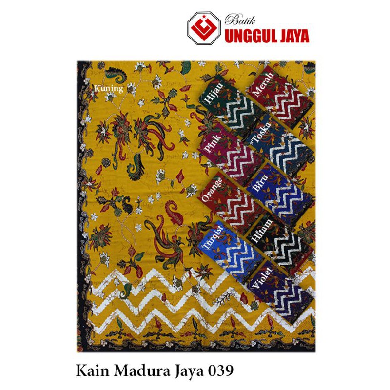 Kain Batik Katun Primissima Halus Unggul Jaya  Madura Jaya 039 Murah Oleh Oleh Pekalongan