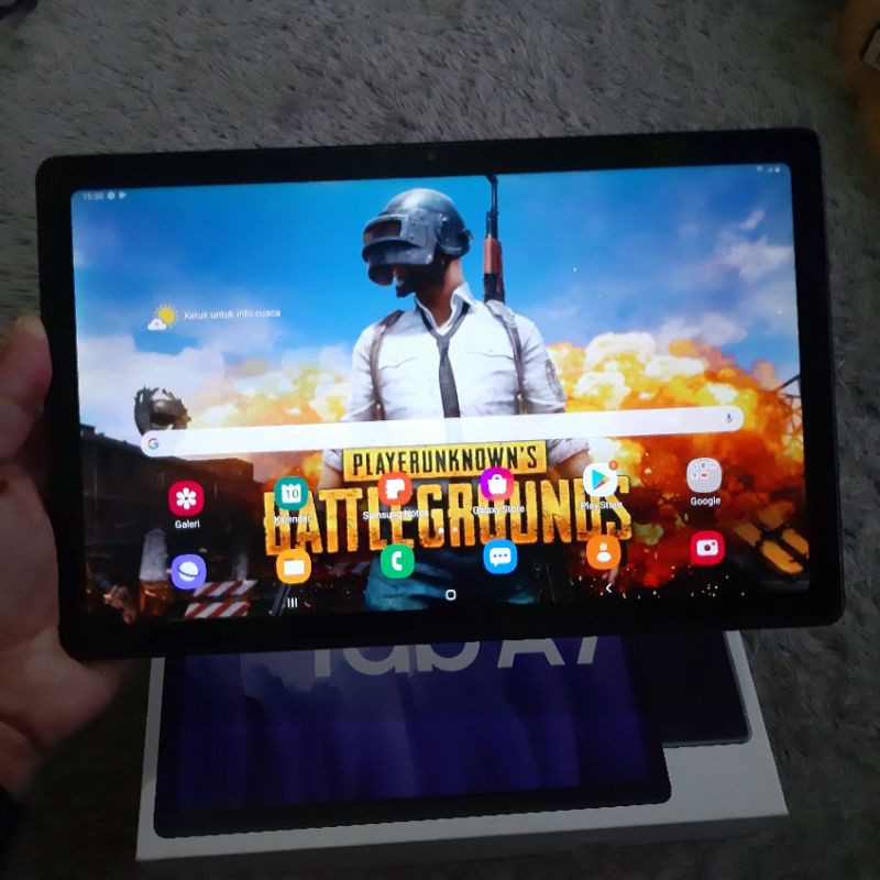 Samsung Tab A7 10inch 3/32gb T505 wifi + cell second berkualitas