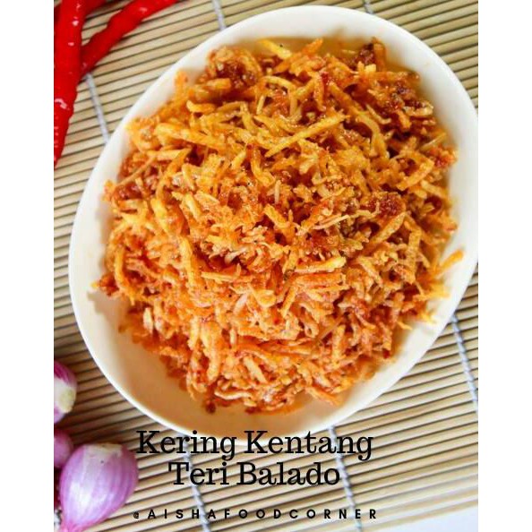 

NEW TERI KENTANG (kering kriuk teri medan) 100 - 200gr