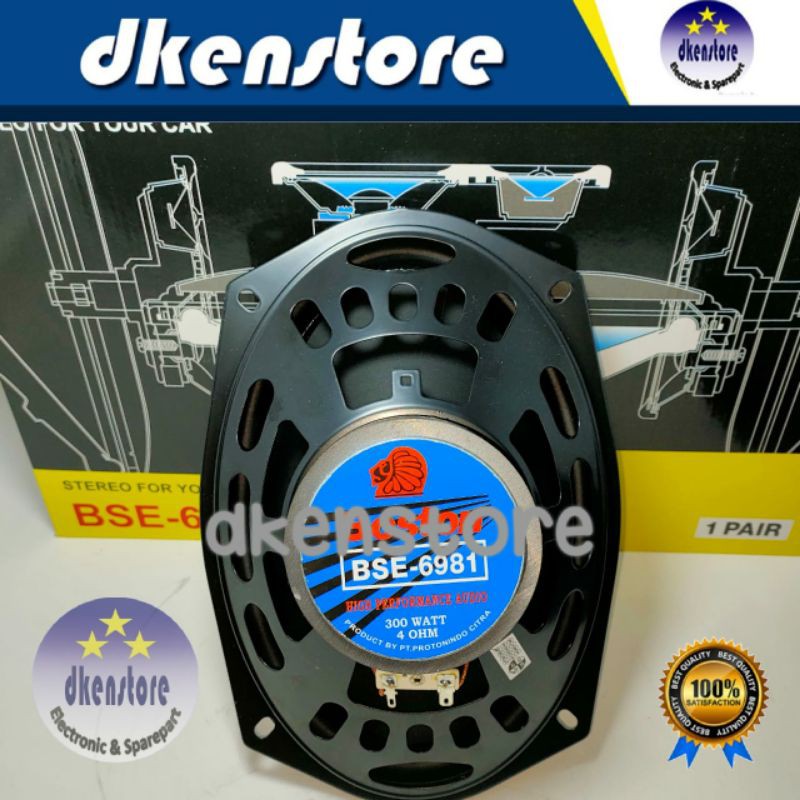 Speaker Mobil Oval BSE 6981 sepasang BSE6981 Boston Carman