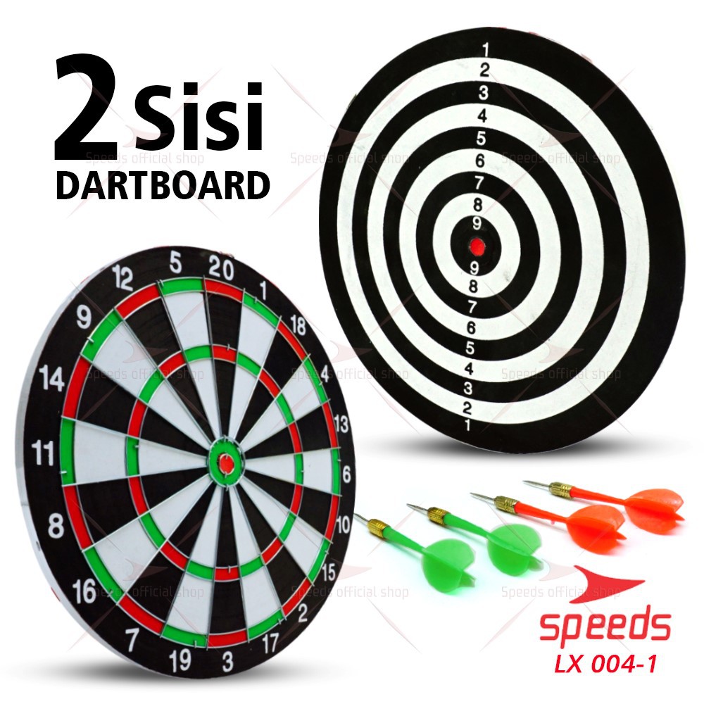 SPEEDS DART Papan Dart Board Game Pro Panahan Dinding  12inch 004-1