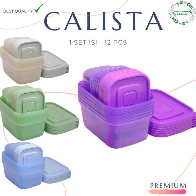 kios.lucinda - TOPLES PLASTIK SET/FOOD CONTAINER/TOPLES KULKAS/CALISTA RUMOI SOFT SET - SOFT UNGU