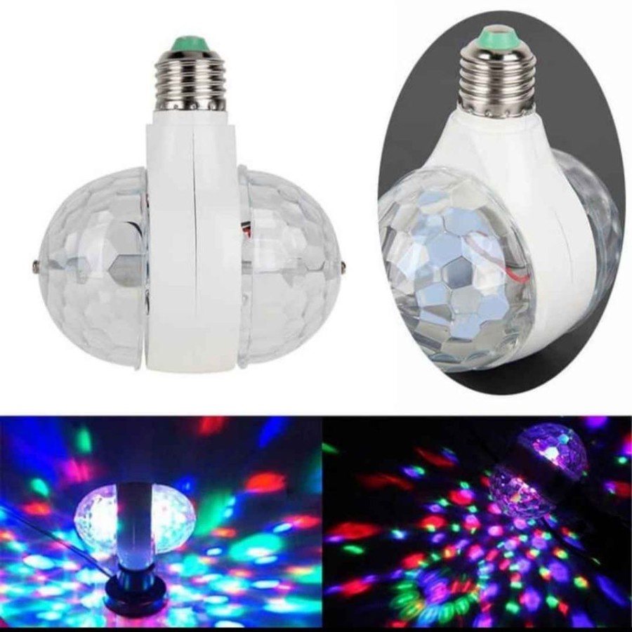 Lampu Disco LED Dua Sisi Disko 2 Sisi Bolak Balik kiri kanan