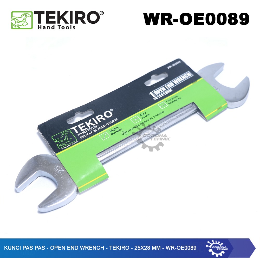 WR-OE0089 - Kunci Pas Pas - Open End Wrench - Tekiro - 25x28 mm