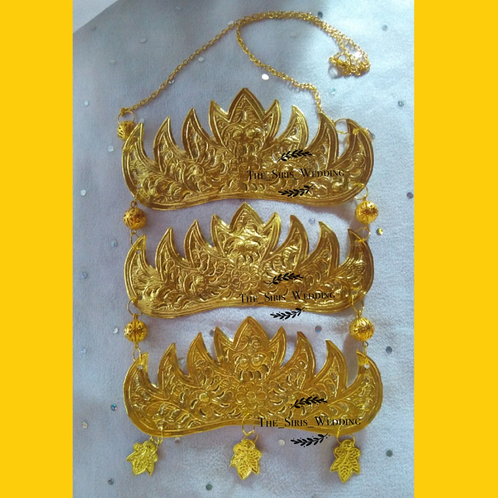 Kalung Tari Pengantin Lampung Palembang Jambi/ Kalung Siger