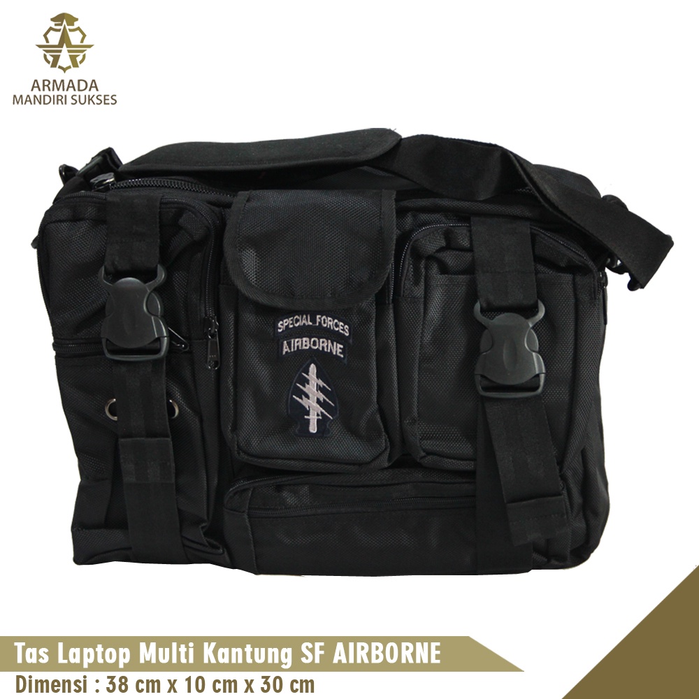 Tas Selempang Multi Logo Airborne - Sling Bag Multi Logo Airborne