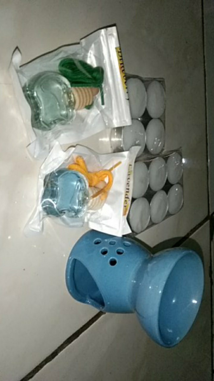 Tungku Aromaterapi Keramik Full Glasir