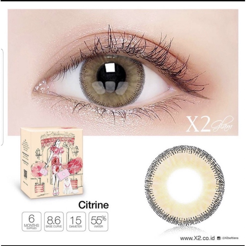 SOFTLENS/SOFLENS X2 GLAM CITRINE MINUS